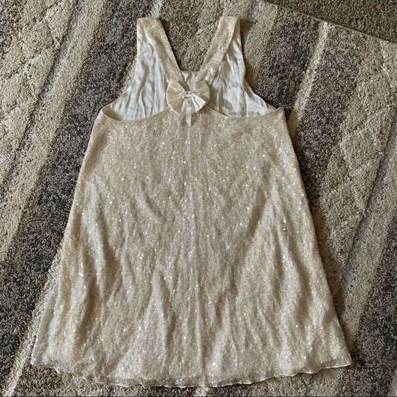 Alice & Olivia sequin cocktail dress bow back - Picture 2 of 2